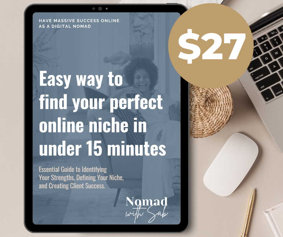 Easy way to find your perfect online niche in under 15 minutes